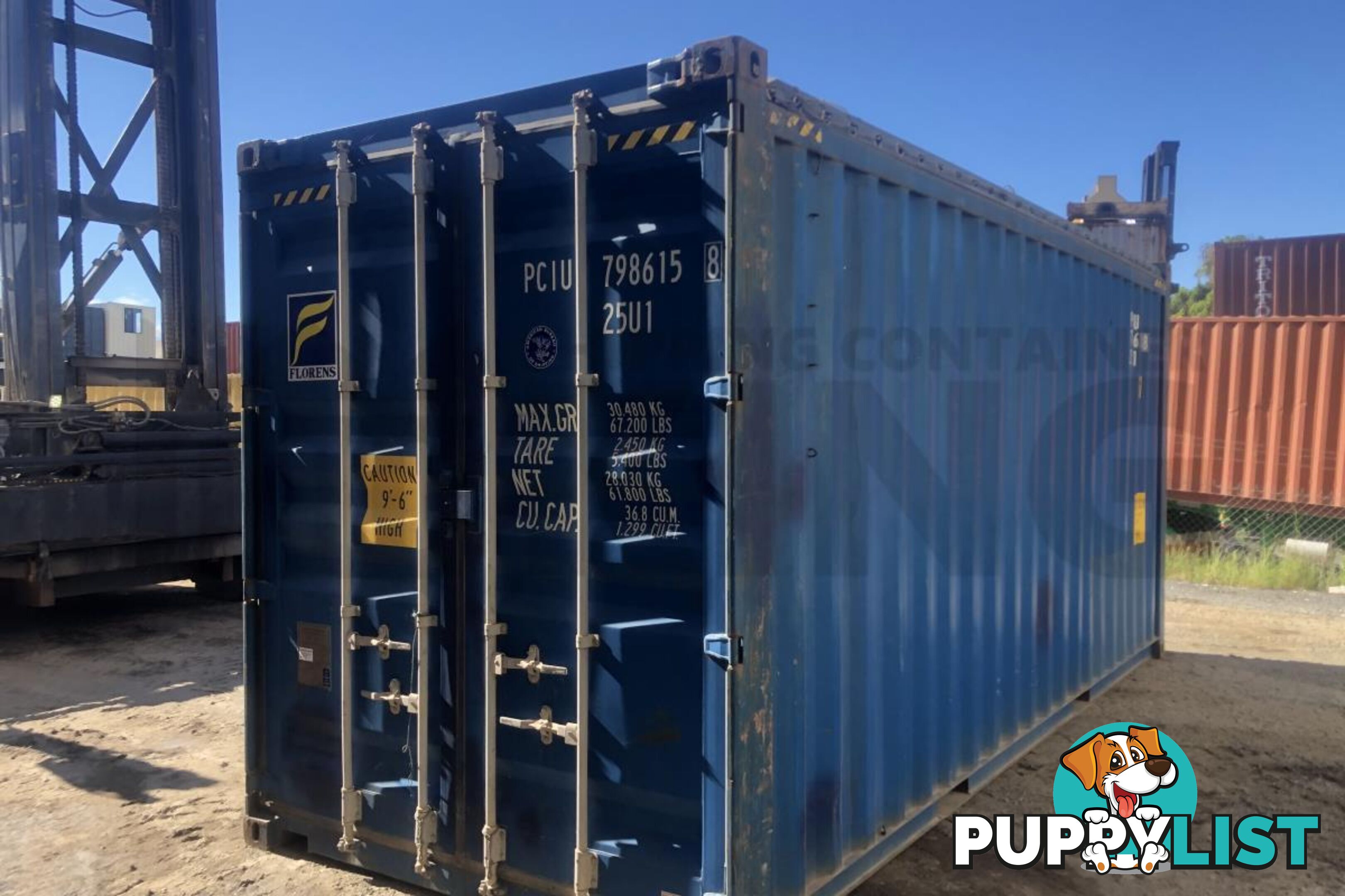 20' HIGH CUBE OPEN TOP SHIPPING CONTAINER (TARP AND BOWS) - in Brisbane