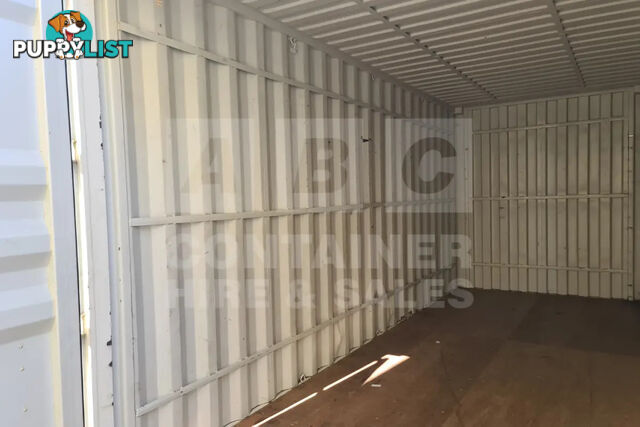 20' HIGH CUBE SHIPPING CONTAINER (WITH TIE RAILS)