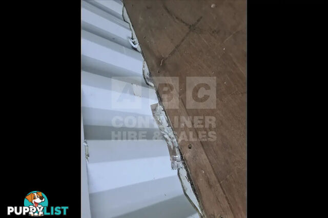 20' HIGH CUBE SHIPPING CONTAINER (WITH TIE RAILS)