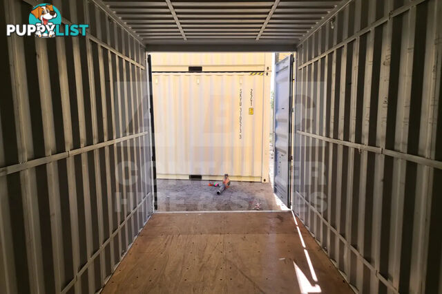 20' HIGH CUBE SHIPPING CONTAINER (WITH TIE RAILS)
