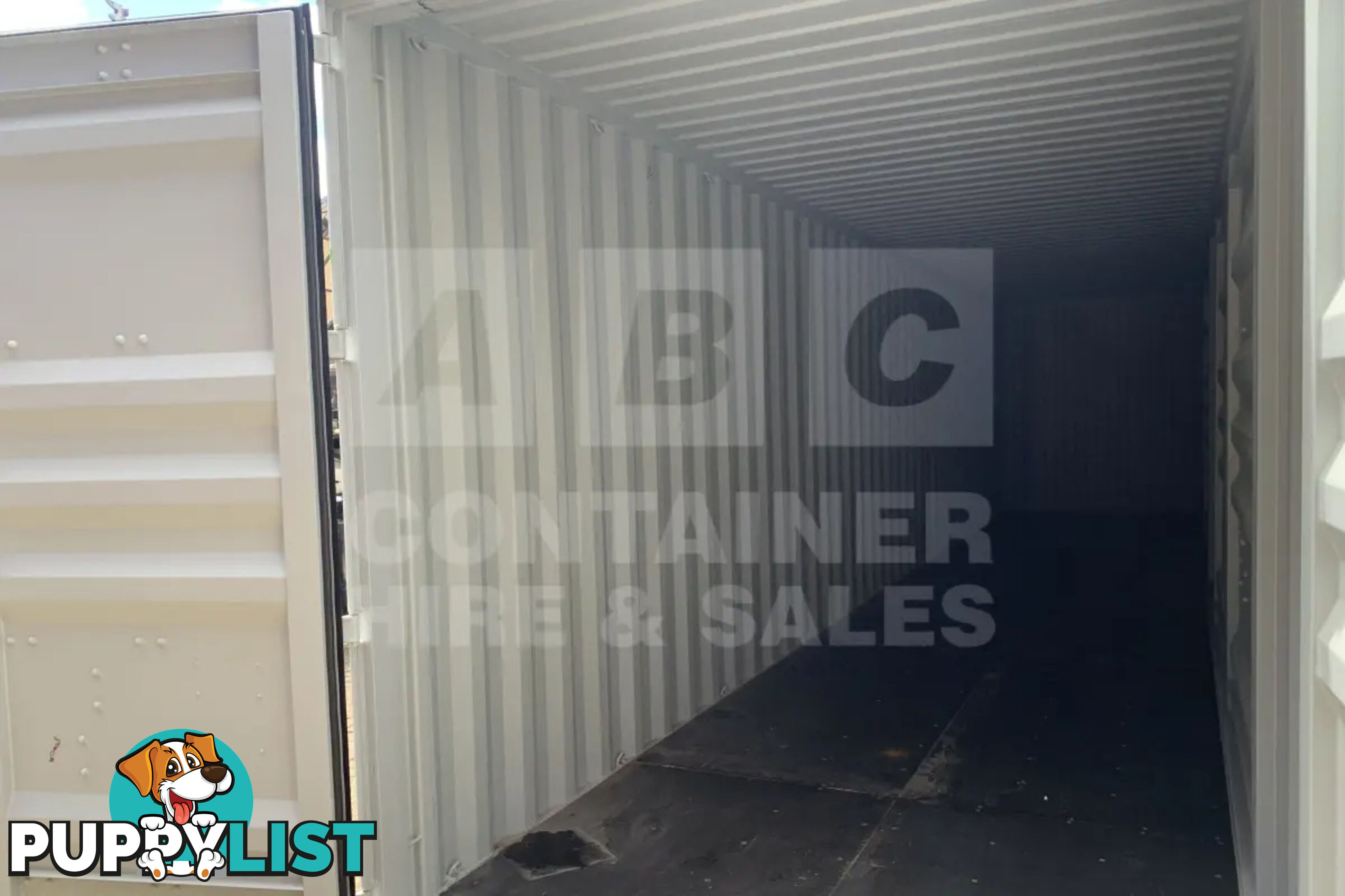 40' HIGH CUBE PARTIAL SIDE OPENING SHIPPING CONTAINER (2 SETS OF SIDE OPENING DOORS)