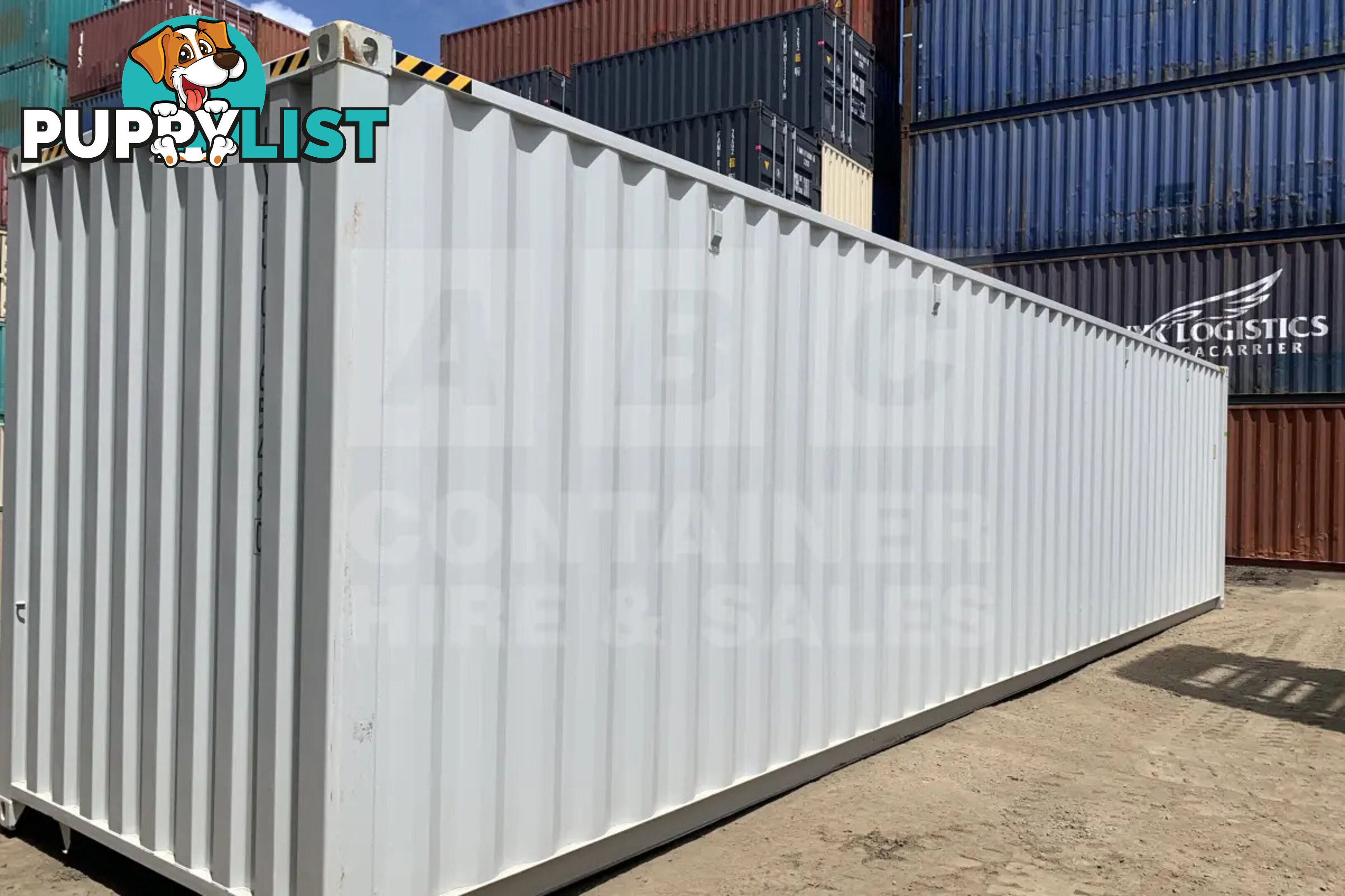 40' HIGH CUBE PARTIAL SIDE OPENING SHIPPING CONTAINER (2 SETS OF SIDE OPENING DOORS)