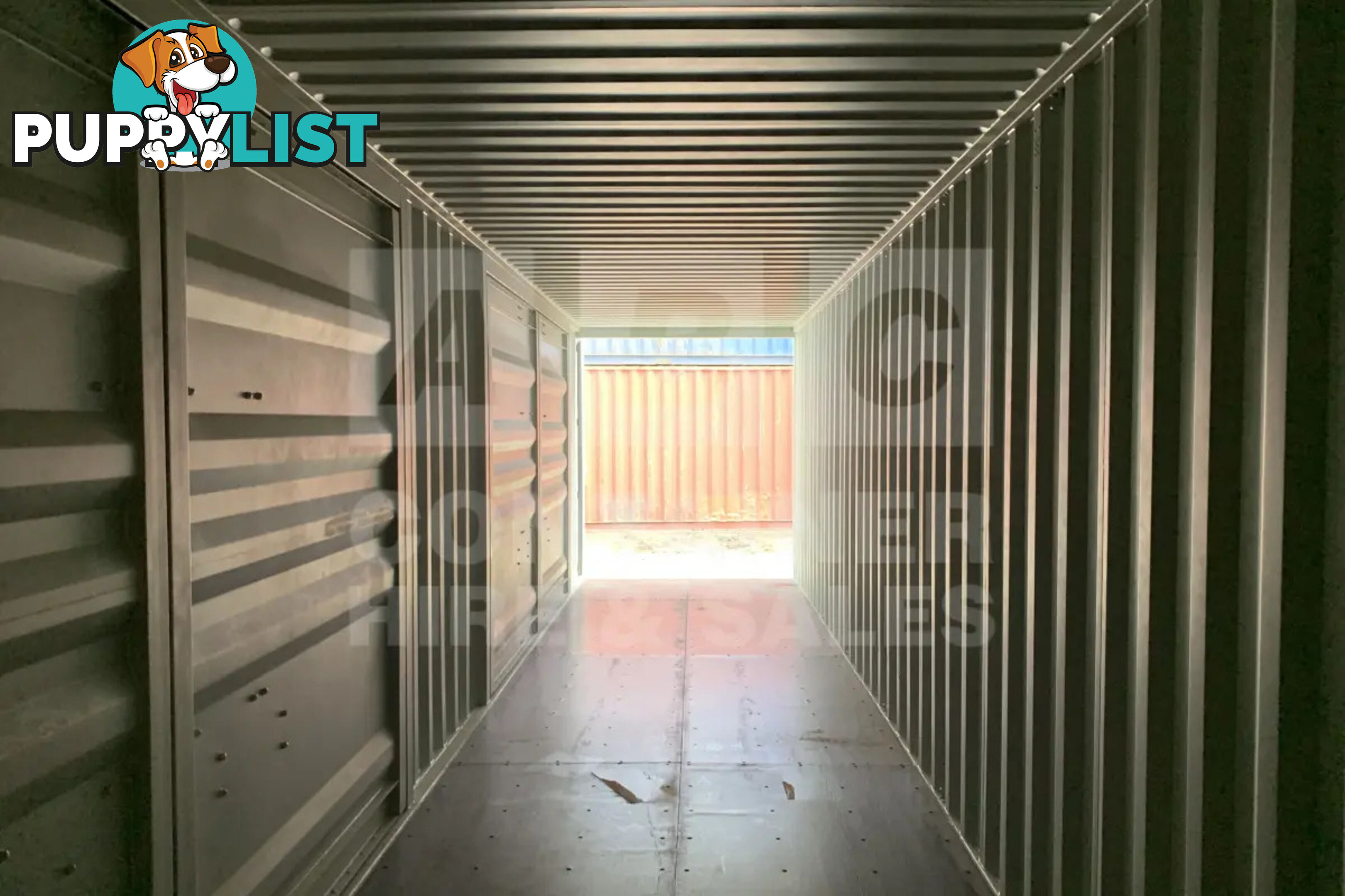 40' HIGH CUBE PARTIAL SIDE OPENING SHIPPING CONTAINER (2 SETS OF SIDE OPENING DOORS)