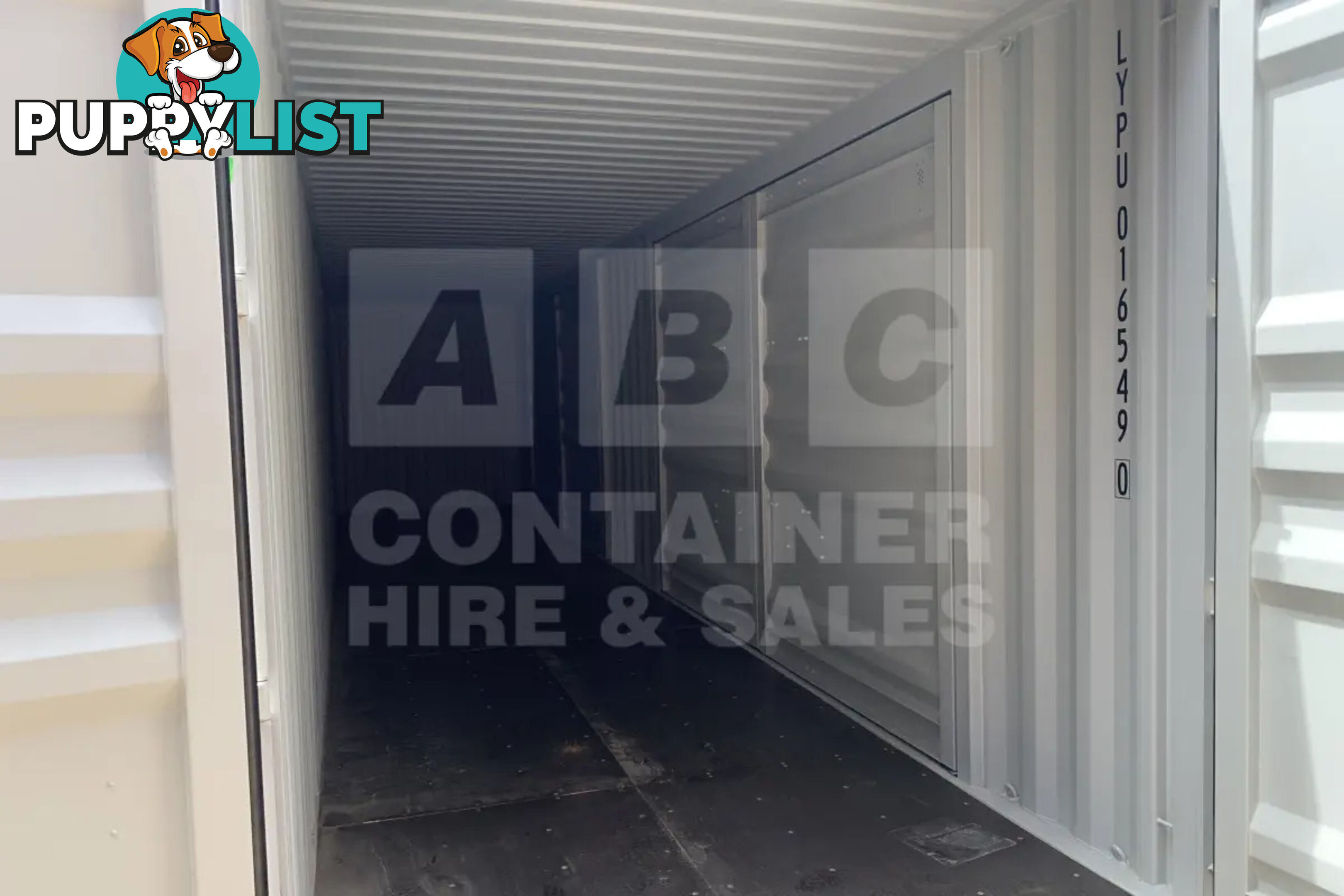 40' HIGH CUBE PARTIAL SIDE OPENING SHIPPING CONTAINER (2 SETS OF SIDE OPENING DOORS)