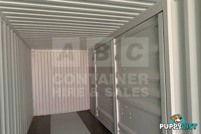 40' HIGH CUBE PARTIAL SIDE OPENING SHIPPING CONTAINER (2 SETS OF SIDE OPENING DOORS)