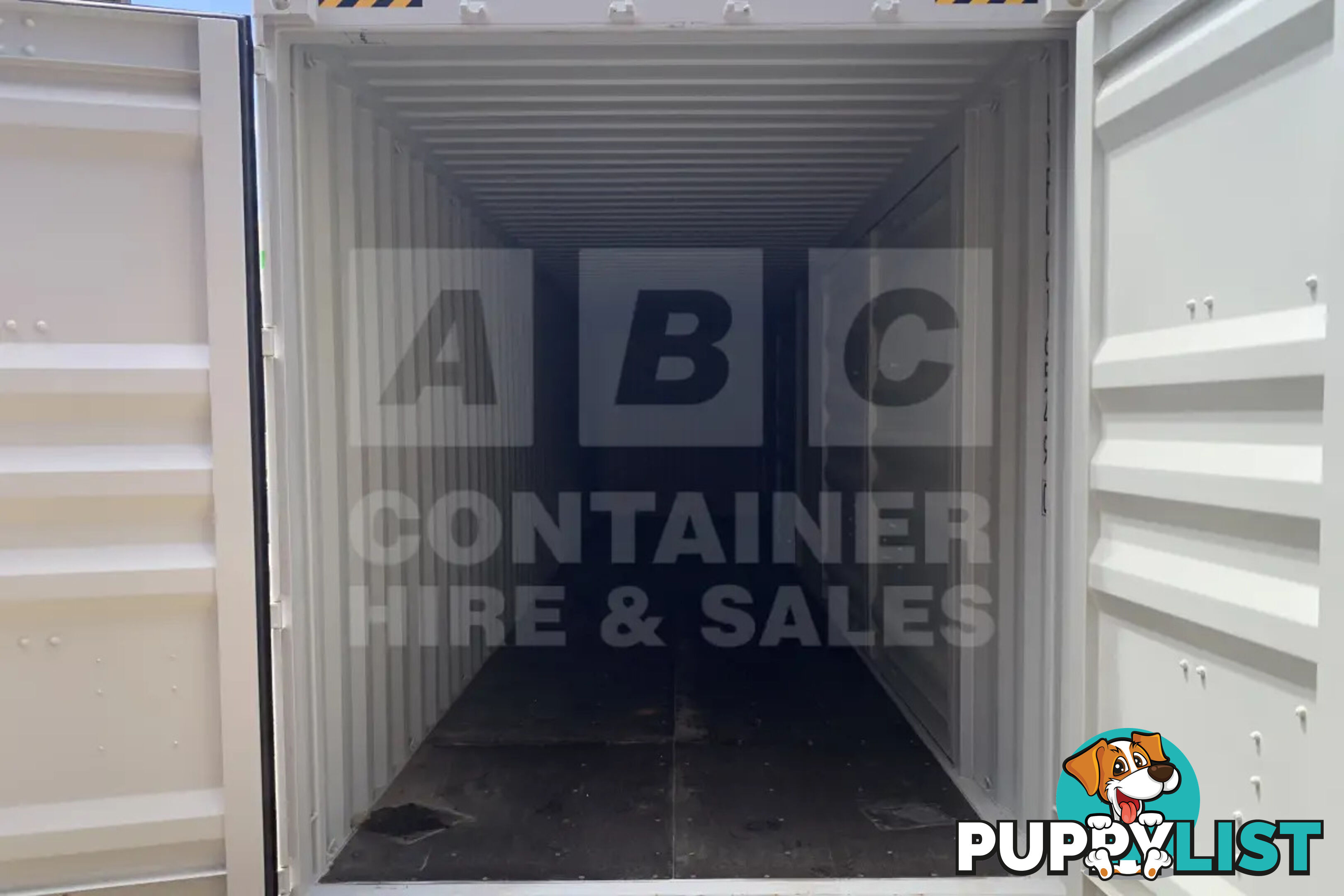 40' HIGH CUBE PARTIAL SIDE OPENING SHIPPING CONTAINER (2 SETS OF SIDE OPENING DOORS)