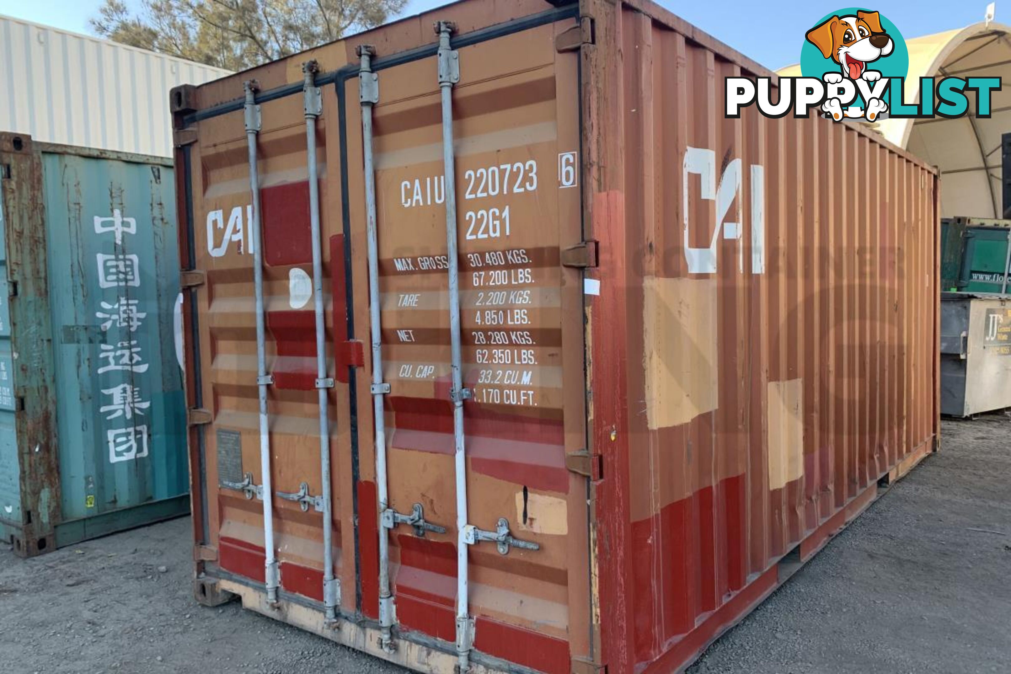 20' STANDARD HEIGHT SHIPPING CONTAINER - in Rockhampton