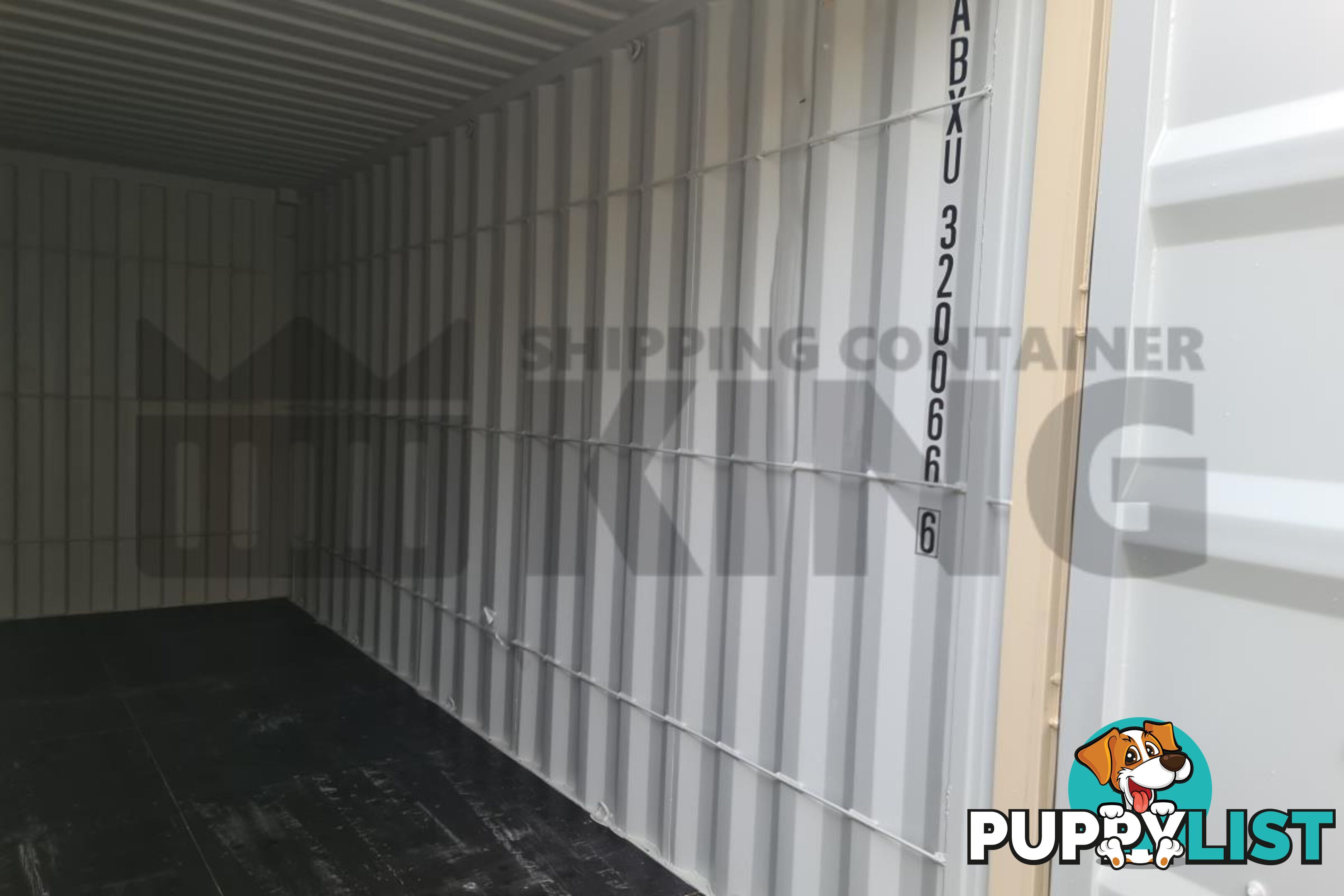 20' HIGH CUBE SHIPPING CONTAINER (WITH TIE RAILS)