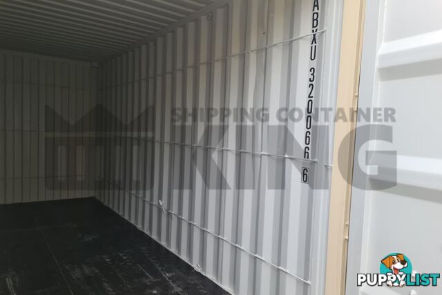 20' HIGH CUBE SHIPPING CONTAINER (WITH TIE RAILS)