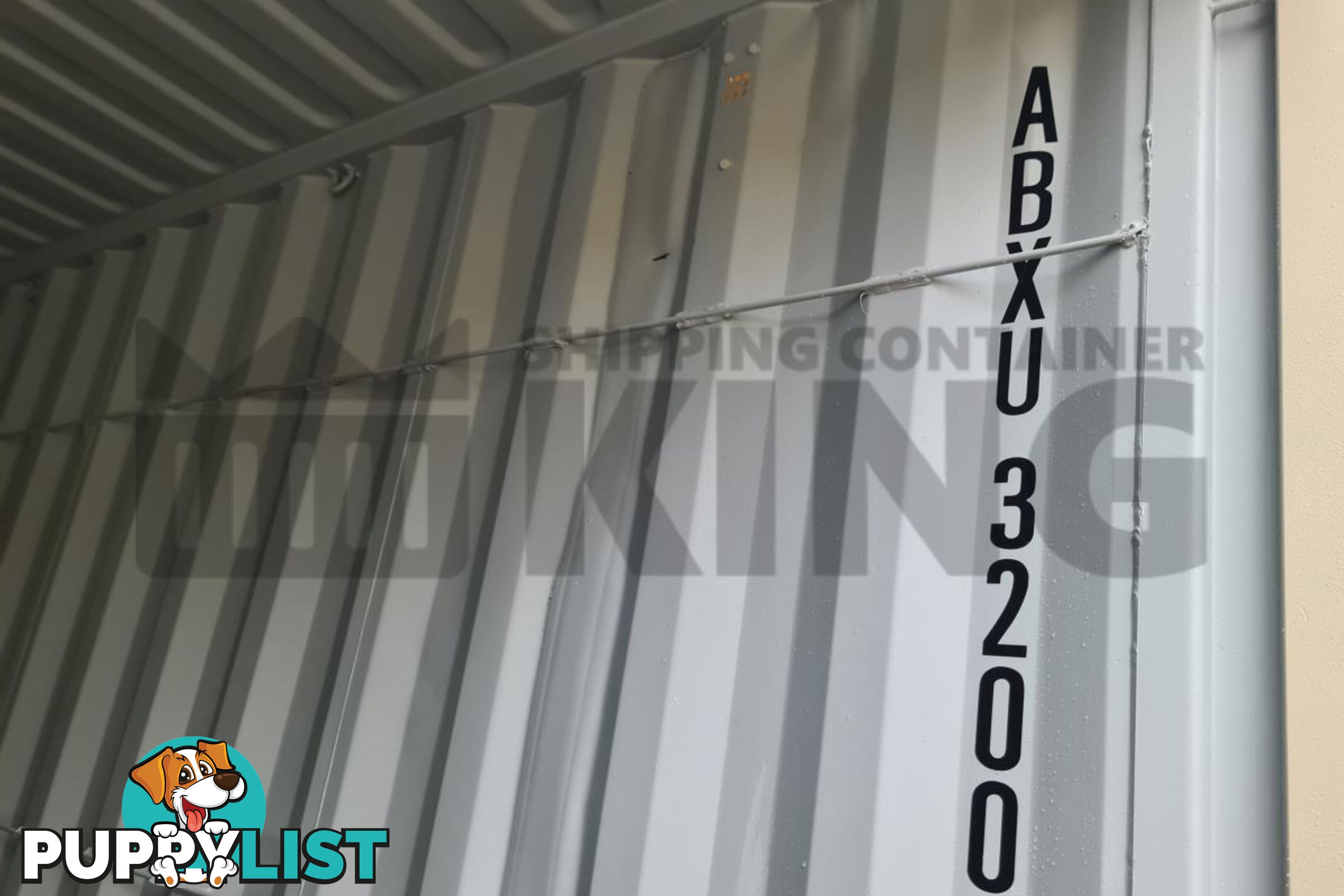 20' HIGH CUBE SHIPPING CONTAINER (WITH TIE RAILS)
