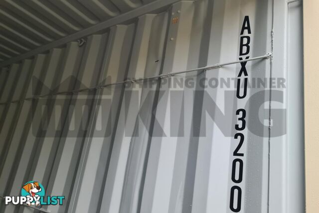20' HIGH CUBE SHIPPING CONTAINER (WITH TIE RAILS)