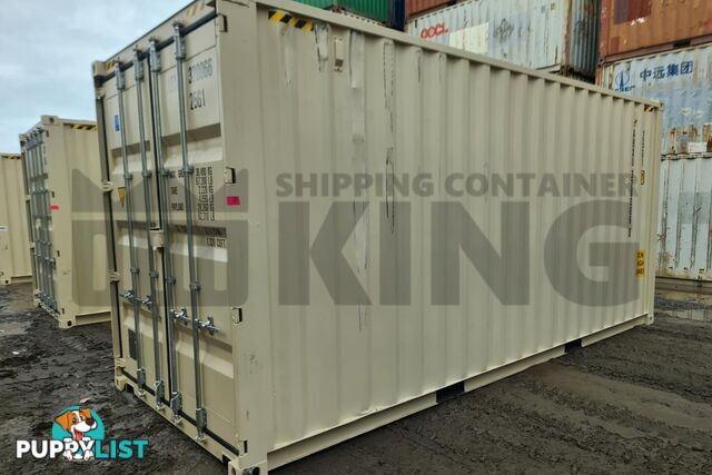 20' HIGH CUBE SHIPPING CONTAINER (WITH TIE RAILS)