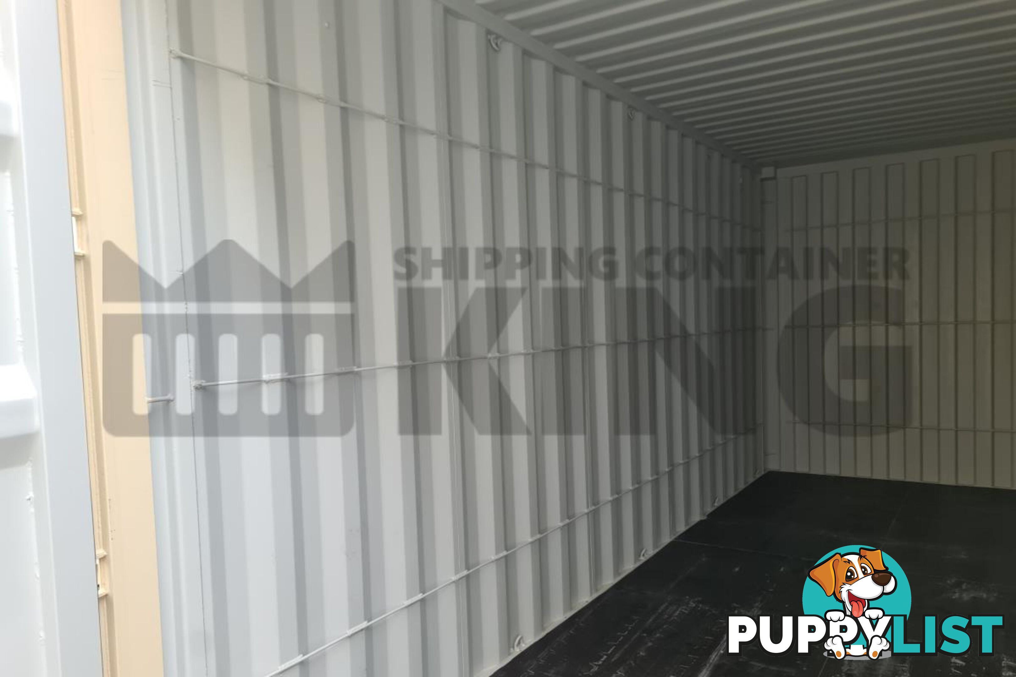 20' HIGH CUBE SHIPPING CONTAINER (WITH TIE RAILS)
