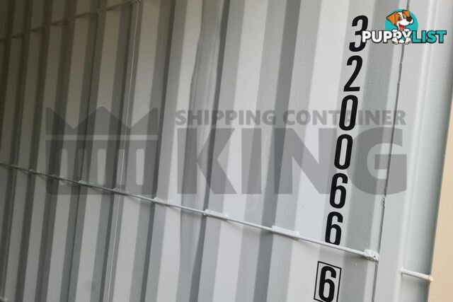 20' HIGH CUBE SHIPPING CONTAINER (WITH TIE RAILS)