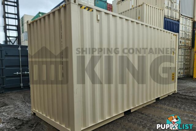 20' HIGH CUBE SHIPPING CONTAINER (WITH TIE RAILS)