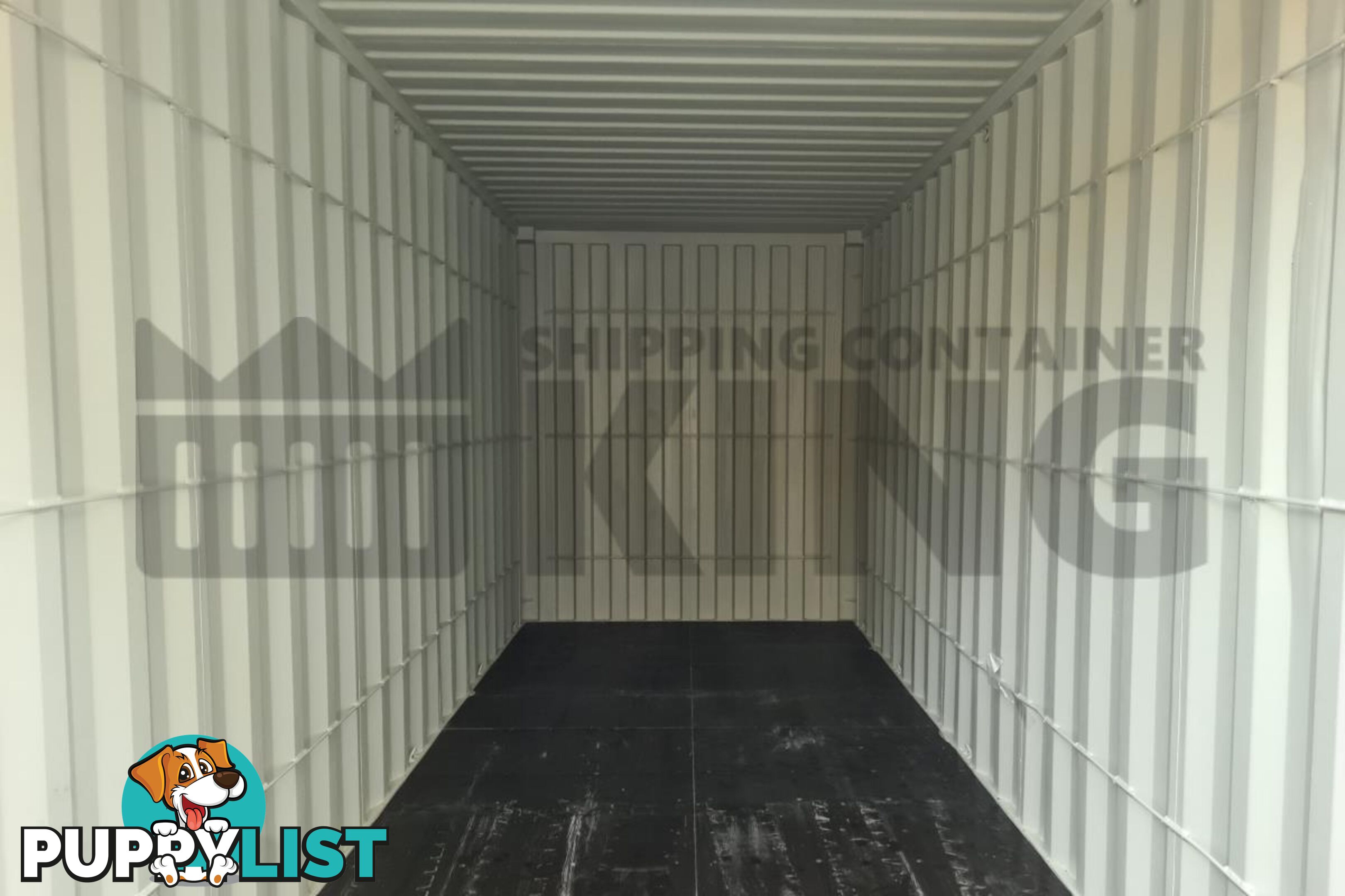 20' HIGH CUBE SHIPPING CONTAINER (WITH TIE RAILS)