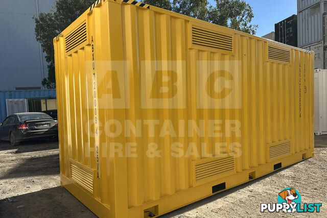 20' HIGH CUBE SIDE OPENING DANGEROUS GOODS SHIPPING CONTAINER