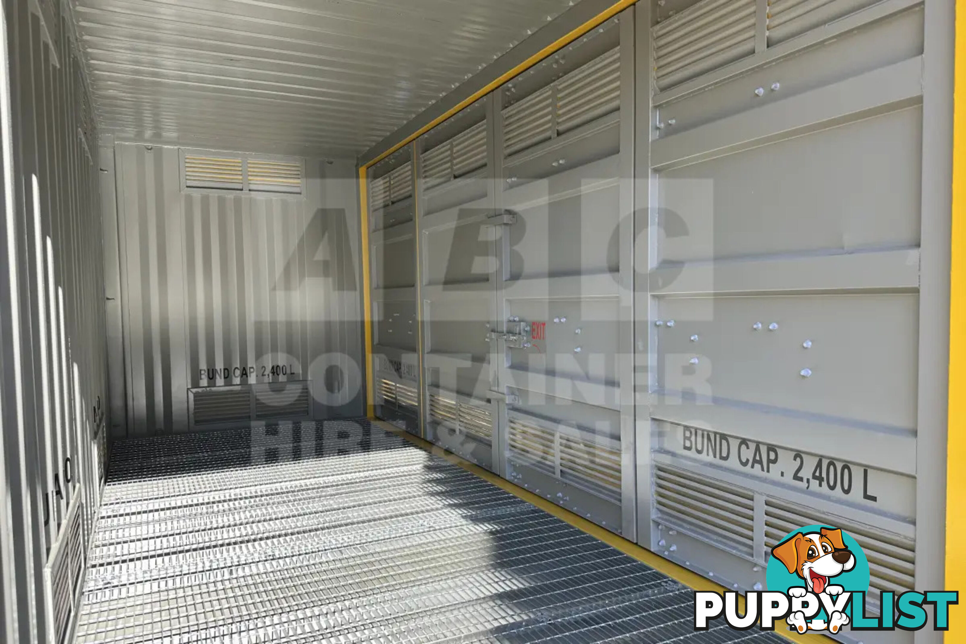 20' HIGH CUBE SIDE OPENING DANGEROUS GOODS SHIPPING CONTAINER