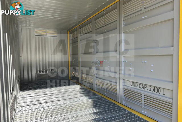 20' HIGH CUBE SIDE OPENING DANGEROUS GOODS SHIPPING CONTAINER