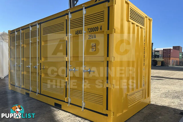 20' HIGH CUBE SIDE OPENING DANGEROUS GOODS SHIPPING CONTAINER