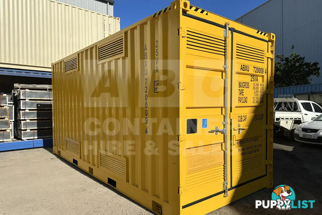 20' HIGH CUBE SIDE OPENING DANGEROUS GOODS SHIPPING CONTAINER