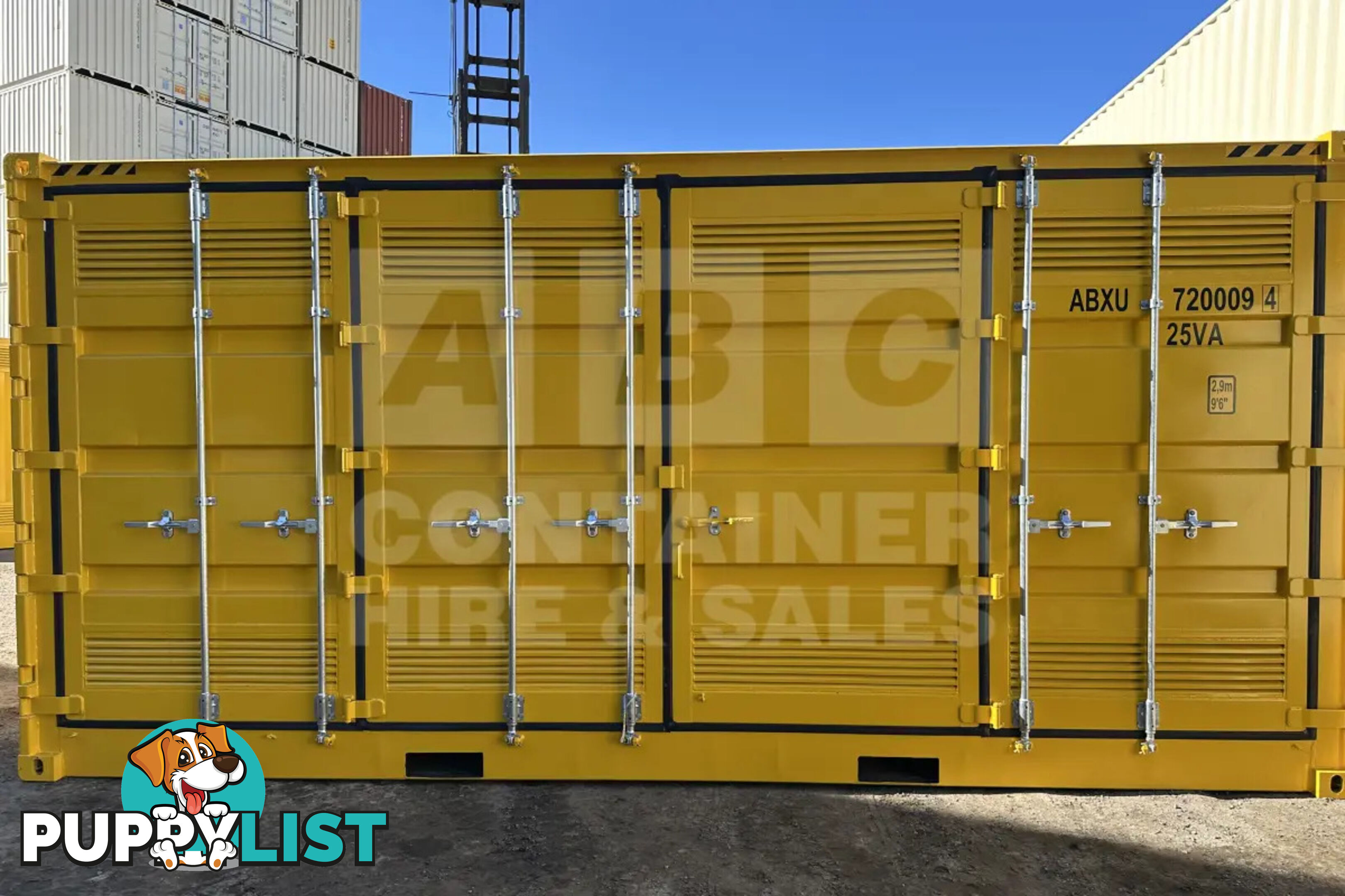 20' HIGH CUBE SIDE OPENING DANGEROUS GOODS SHIPPING CONTAINER
