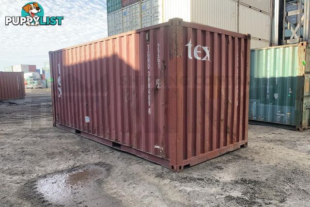 20' STANDARD HEIGHT SHIPPING CONTAINER - in Brisbane