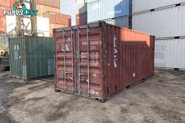 20' STANDARD HEIGHT SHIPPING CONTAINER - in Brisbane