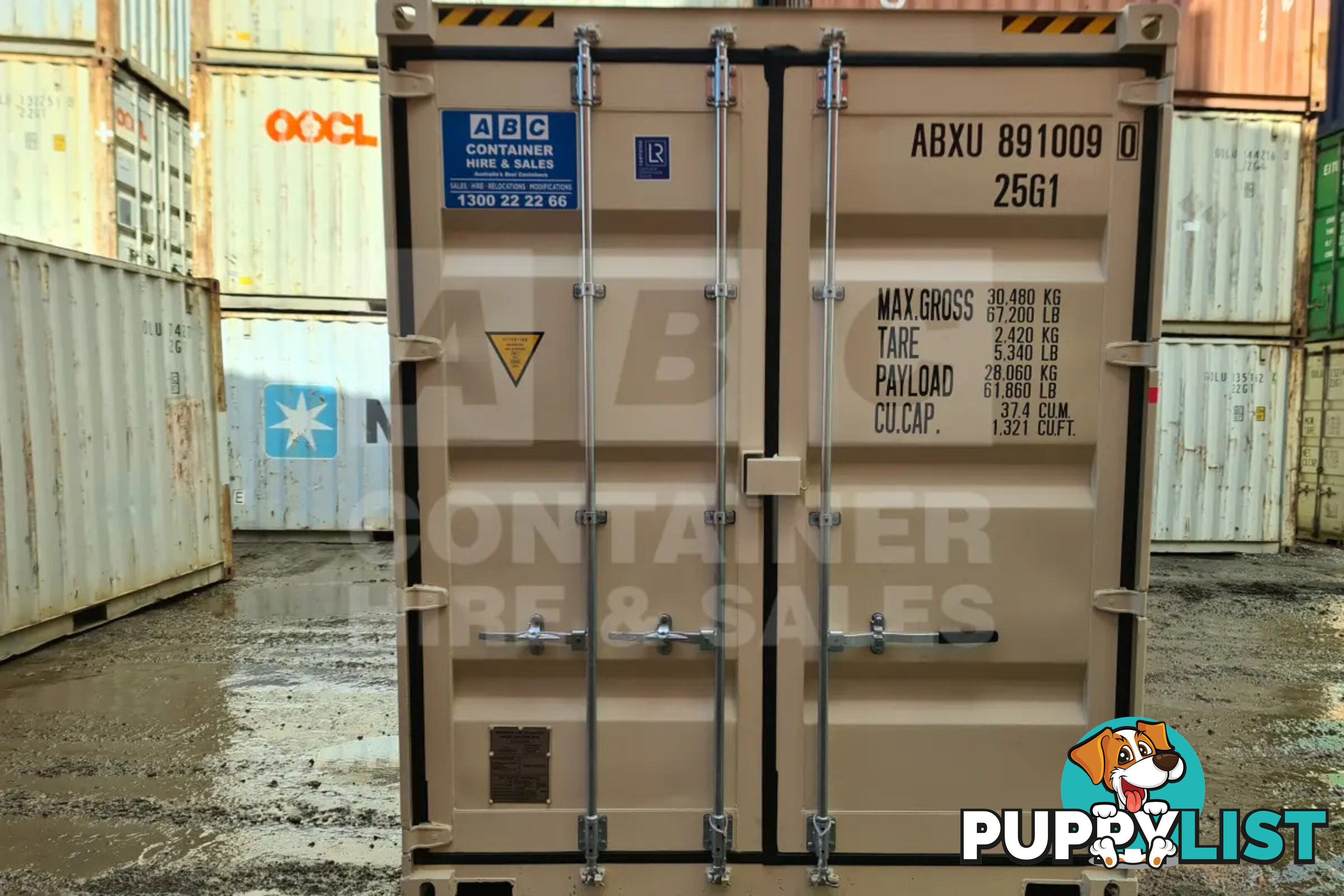20' HIGH CUBE SHIPPING CONTAINER (STEEL FLOOR)