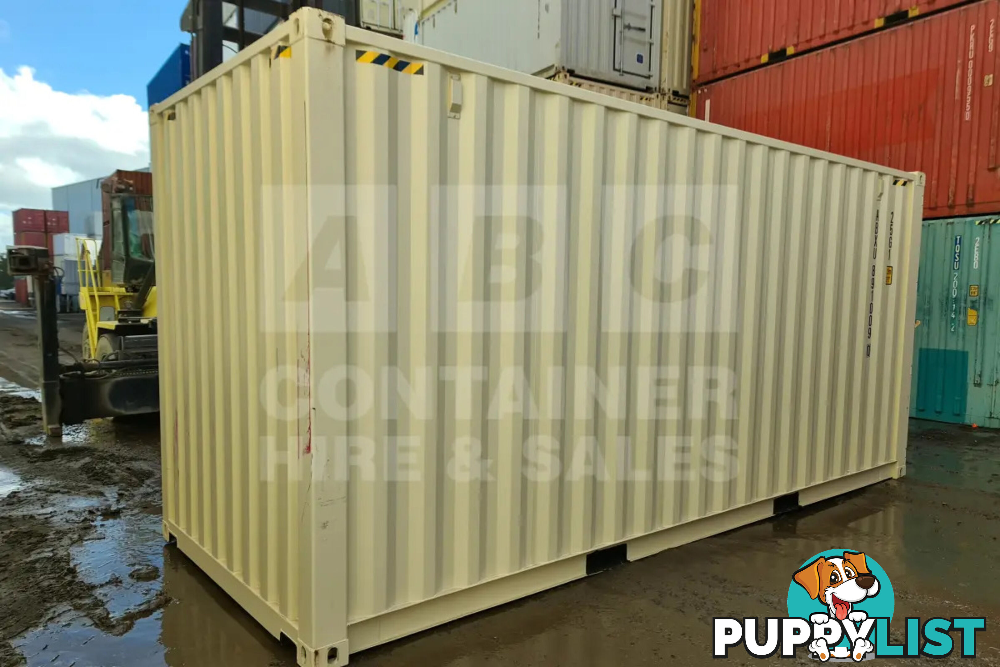 20' HIGH CUBE SHIPPING CONTAINER (STEEL FLOOR)