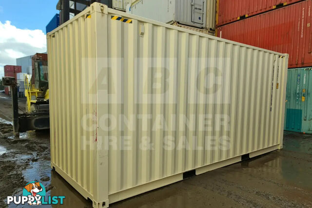 20' HIGH CUBE SHIPPING CONTAINER (STEEL FLOOR)