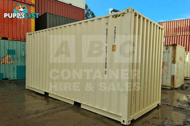 20' HIGH CUBE SHIPPING CONTAINER (STEEL FLOOR)