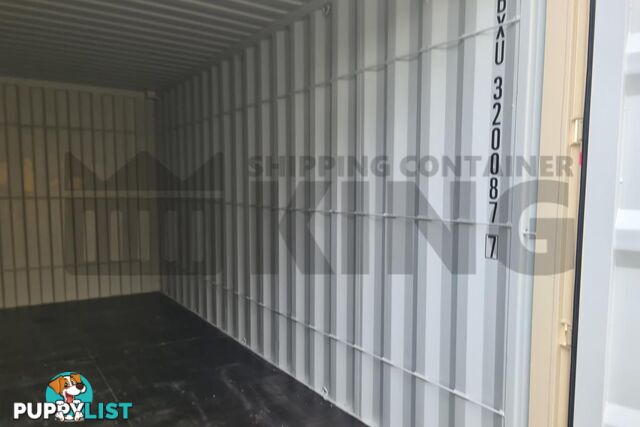 20' HIGH CUBE SHIPPING CONTAINER (WITH TIE RAILS) - in Brisbane
