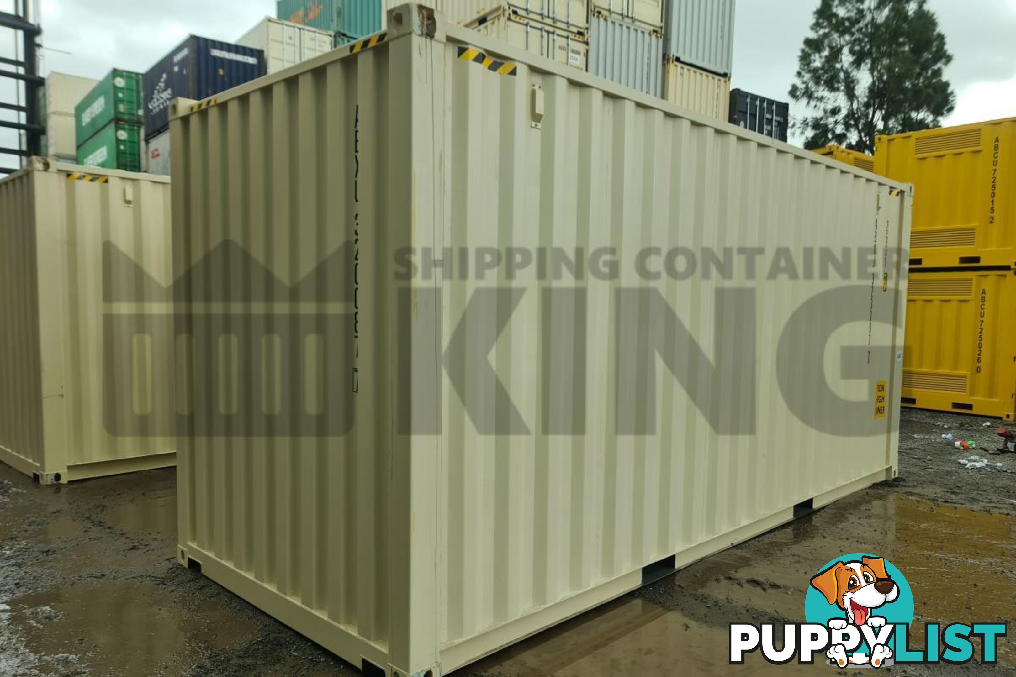 20' HIGH CUBE SHIPPING CONTAINER (WITH TIE RAILS) - in Brisbane