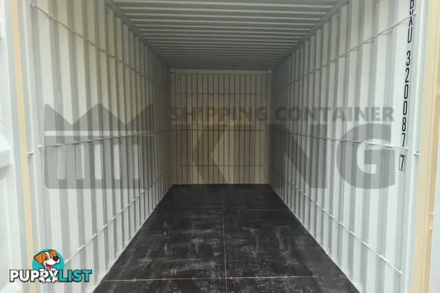 20' HIGH CUBE SHIPPING CONTAINER (WITH TIE RAILS) - in Brisbane