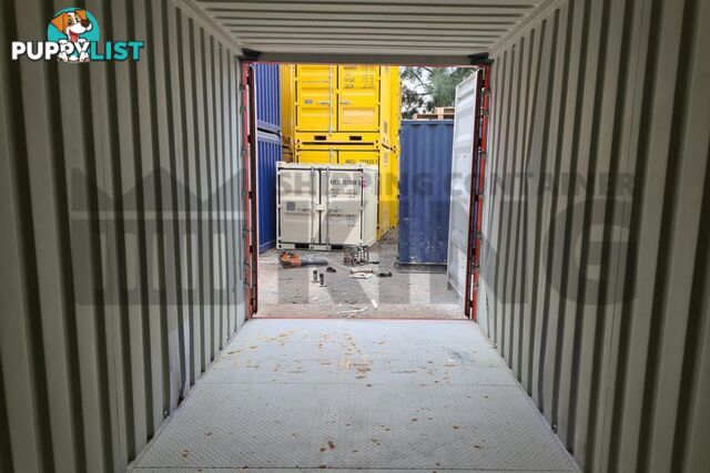 20' HIGH CUBE BULKER SHIPPING CONTAINER (STEEL FLOOR WITH ROOF HATCHES, 2 PALLETS WIDE)