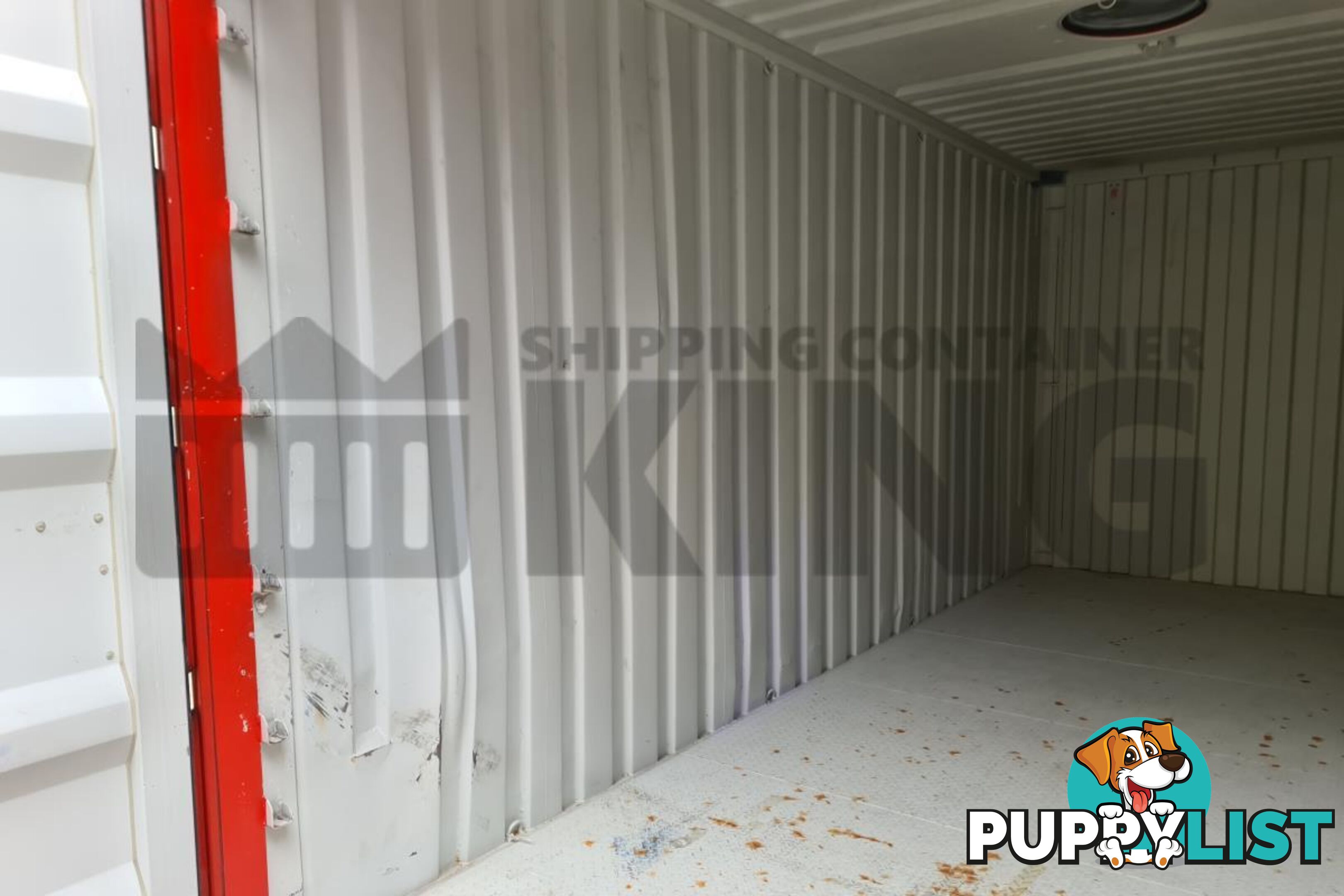 20' HIGH CUBE BULKER SHIPPING CONTAINER (STEEL FLOOR WITH ROOF HATCHES, 2 PALLETS WIDE)