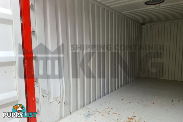 20' HIGH CUBE BULKER SHIPPING CONTAINER (STEEL FLOOR WITH ROOF HATCHES, 2 PALLETS WIDE)