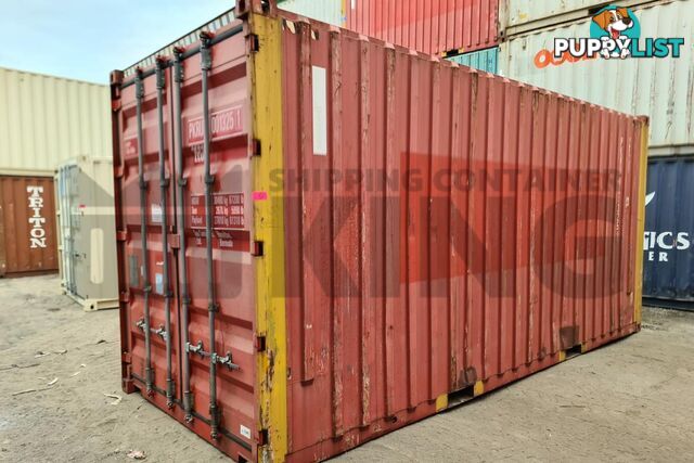 20' HIGH CUBE BULKER SHIPPING CONTAINER (STEEL FLOOR WITH ROOF HATCHES, 2 PALLETS WIDE)