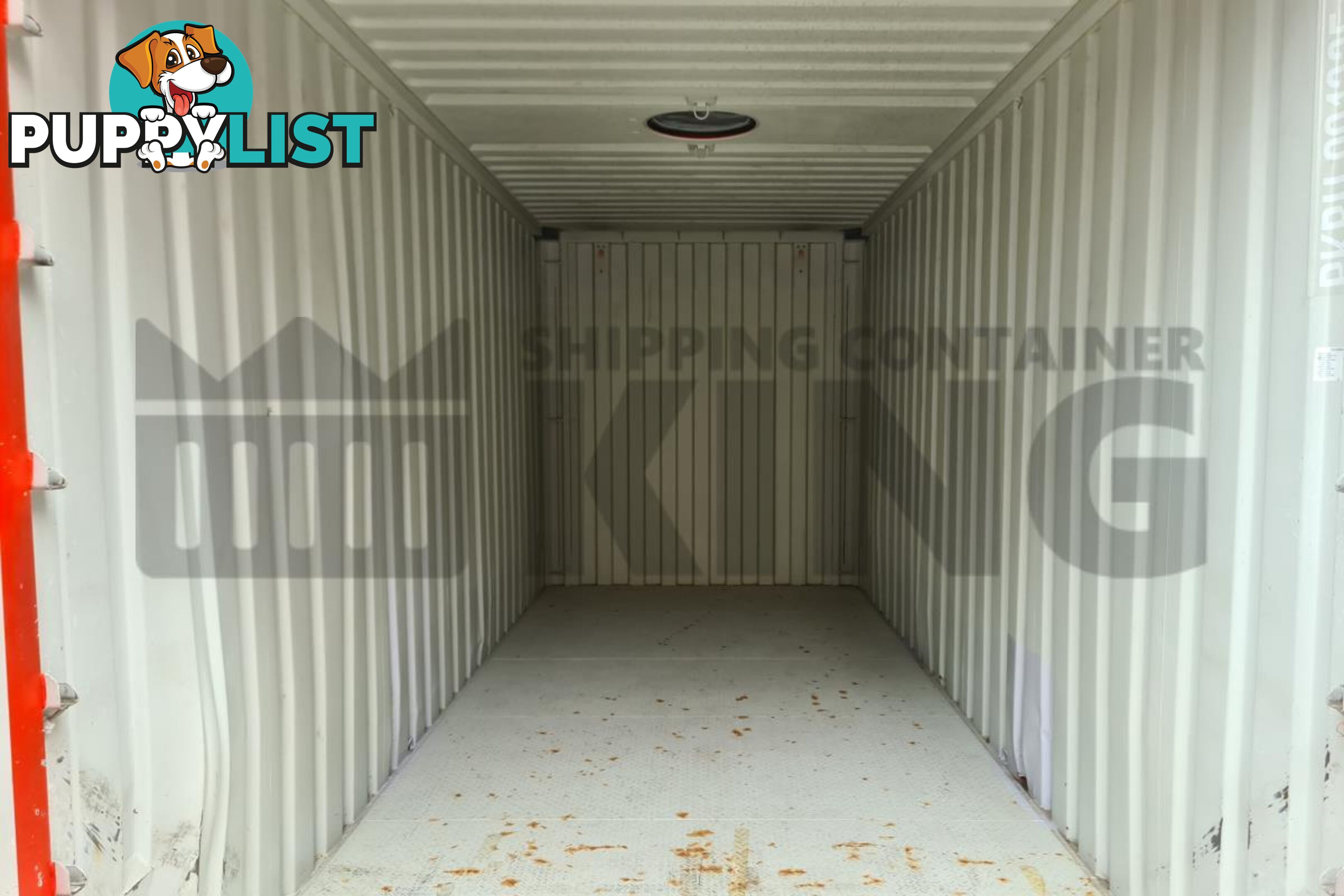 20' HIGH CUBE BULKER SHIPPING CONTAINER (STEEL FLOOR WITH ROOF HATCHES, 2 PALLETS WIDE)