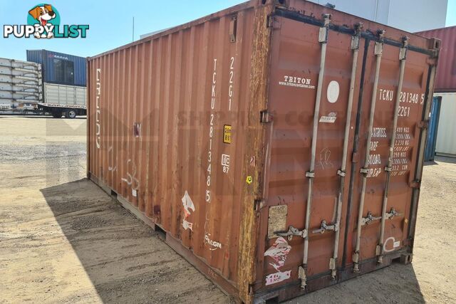 20' STANDARD HEIGHT SHIPPING CONTAINER - in Brisbane