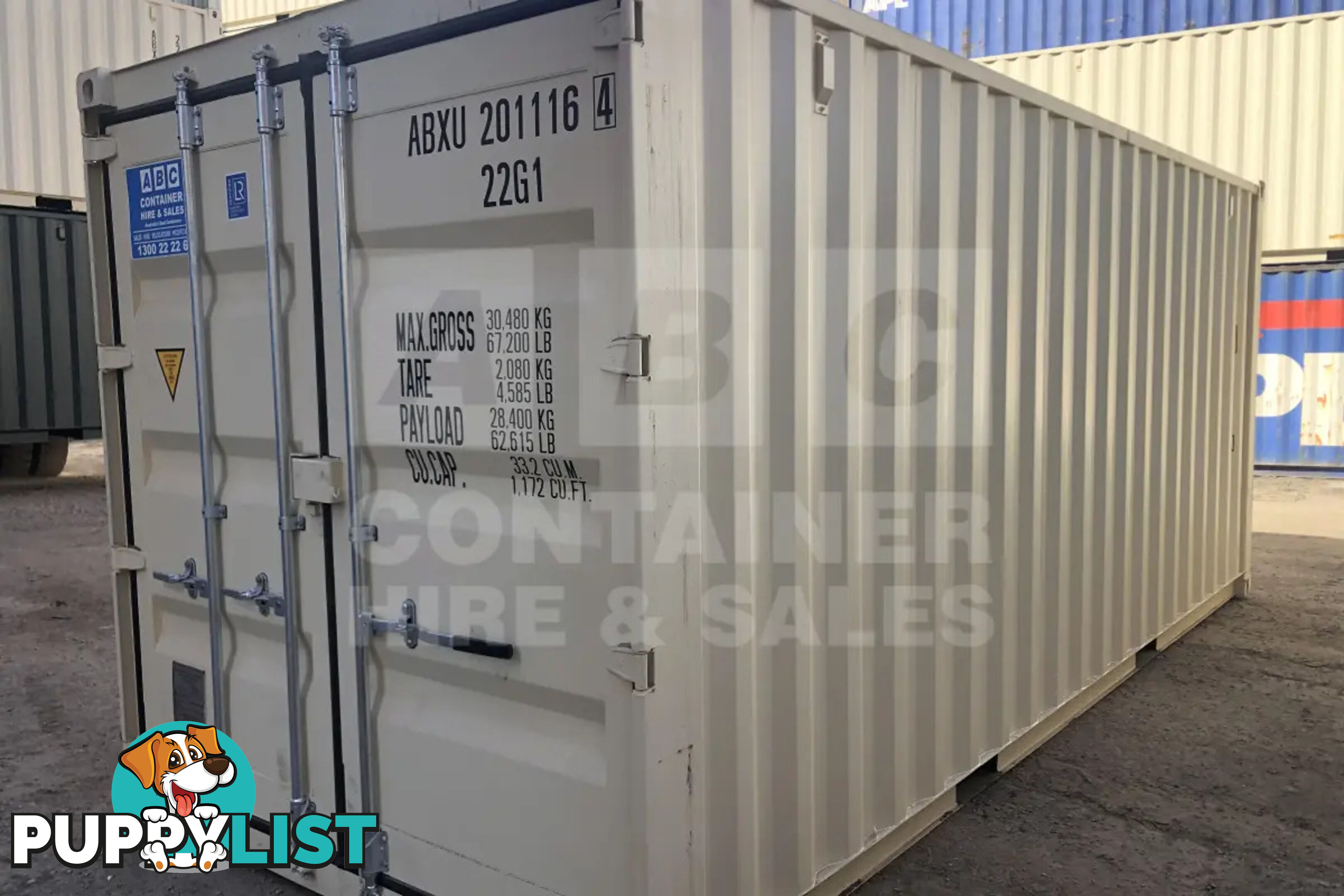 20' STANDARD HEIGHT SHIPPING CONTAINER
