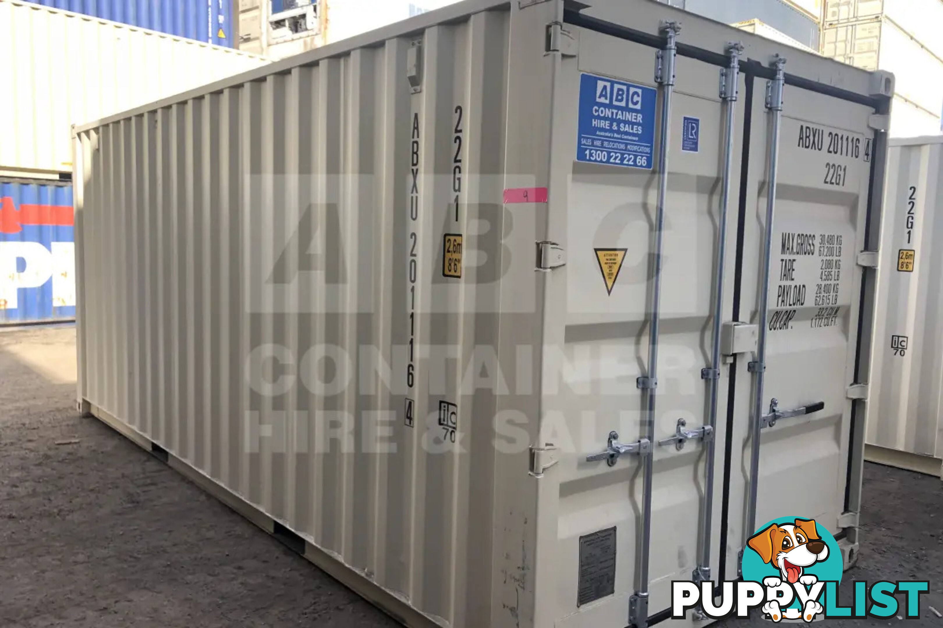 20' STANDARD HEIGHT SHIPPING CONTAINER