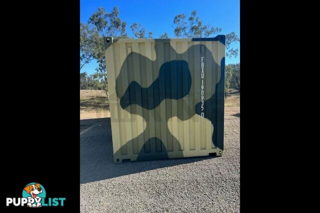 20' STANDARD HEIGHT SHIPPING CONTAINER (CAMOUFLAGE) - in Rockhampton