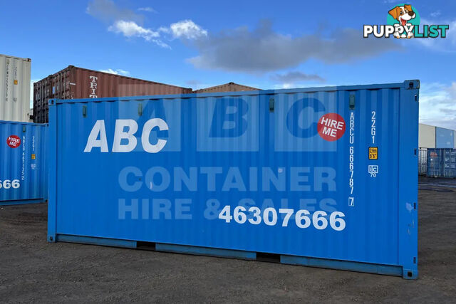 20' STANDARD HEIGHT SHIPPING CONTAINER - in Toowoomba