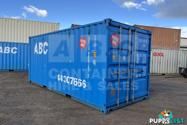 20' STANDARD HEIGHT SHIPPING CONTAINER - in Toowoomba
