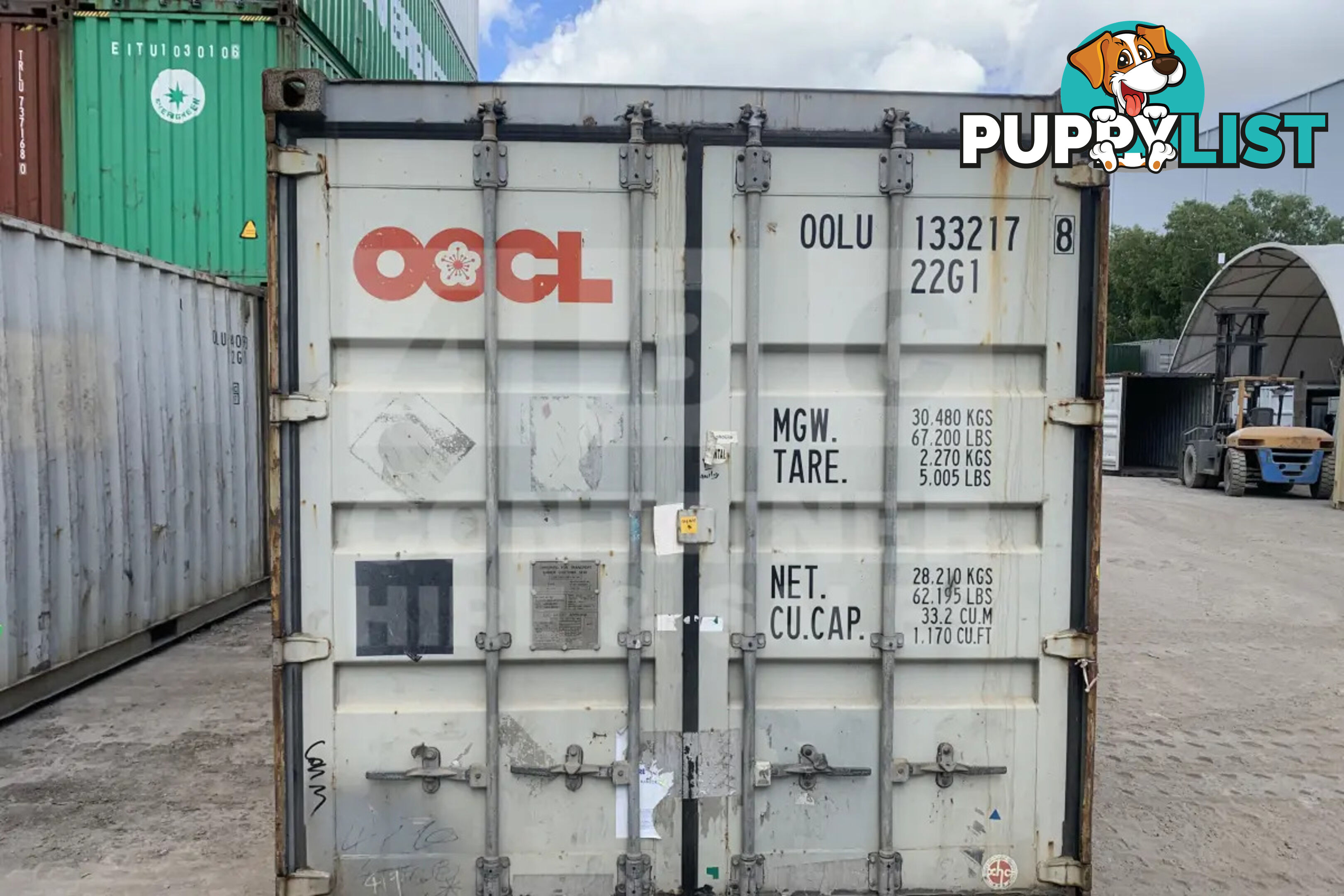 20' STANDARD HEIGHT SHIPPING CONTAINER