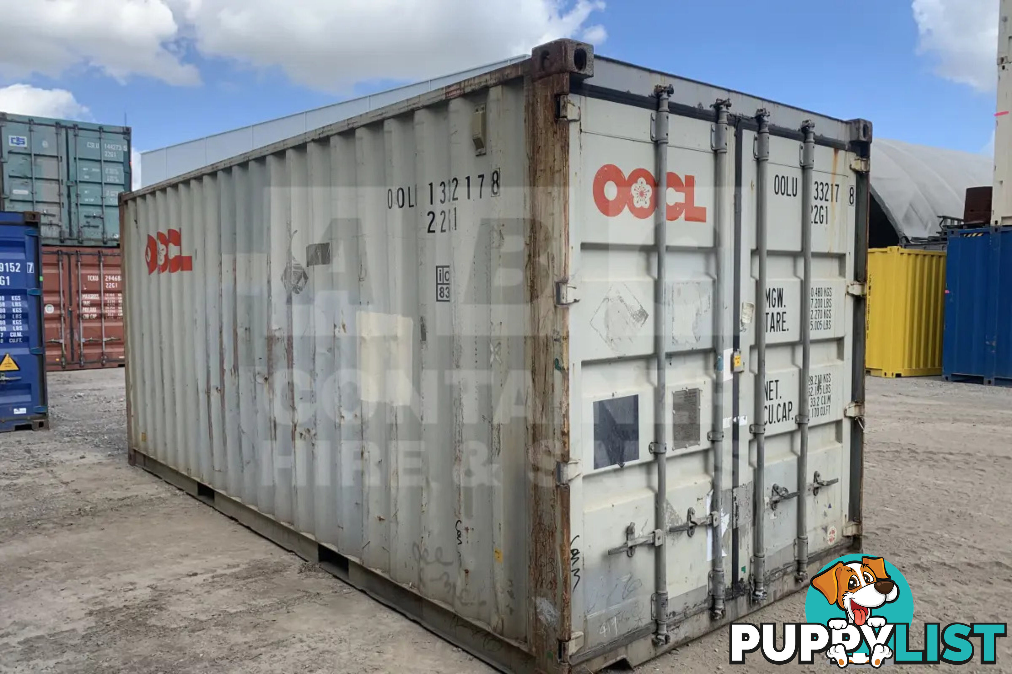20' STANDARD HEIGHT SHIPPING CONTAINER