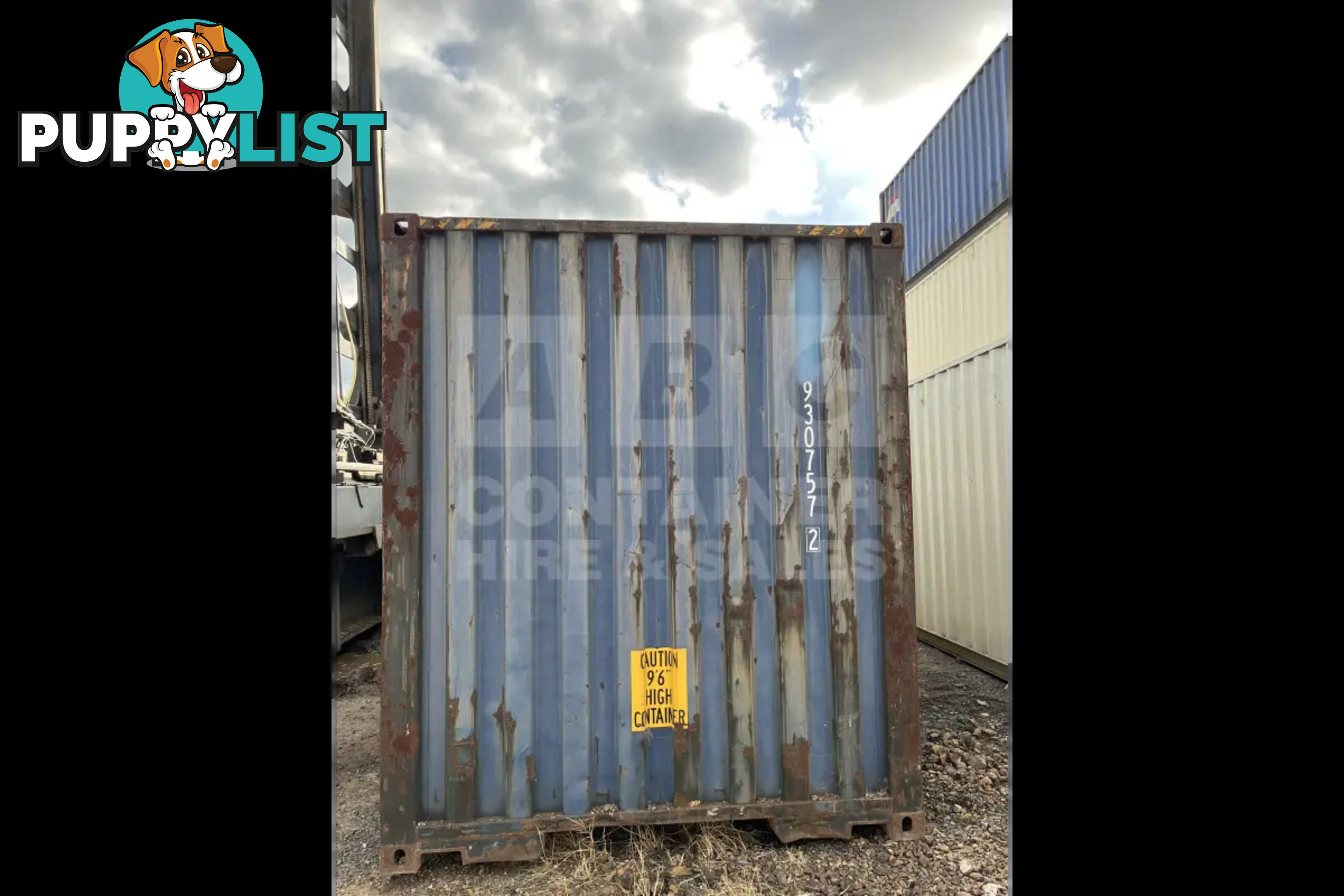 40' HIGH CUBE SHIPPING CONTAINER