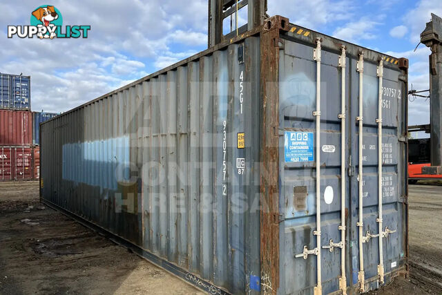 40' HIGH CUBE SHIPPING CONTAINER
